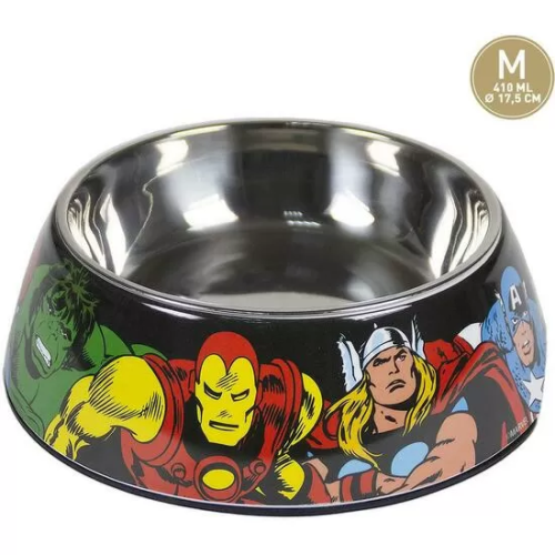 COMEDERO PARA PERRO M MARVEL RED