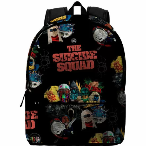 MOCHILA TASKFORCE ESCUADRON SUICIDA DC COMICS ADAPTABLE 45CM