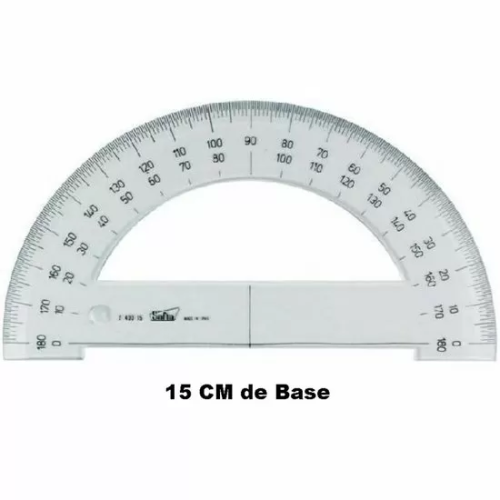 REGLA SEMICIRCULO - TRANSPORTADOR DE ANGULOS