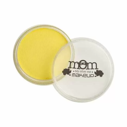 TARRO DE MAQUILLAJE AL AGUA AMARILLO 18G