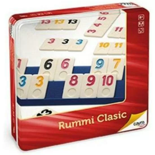 JUEGO RUMMI CLASIC CAJA METAL