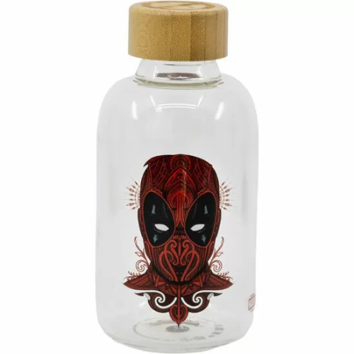 BOTELLA CRISTAL DEADPOOL MARVEL 620ML