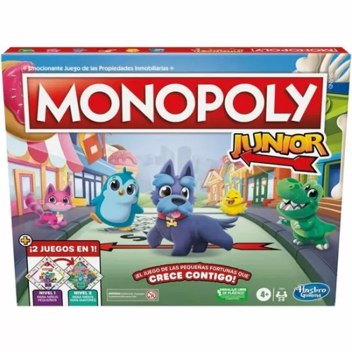 JUEGO MONOPOLY JUNIOR 2 EN 1