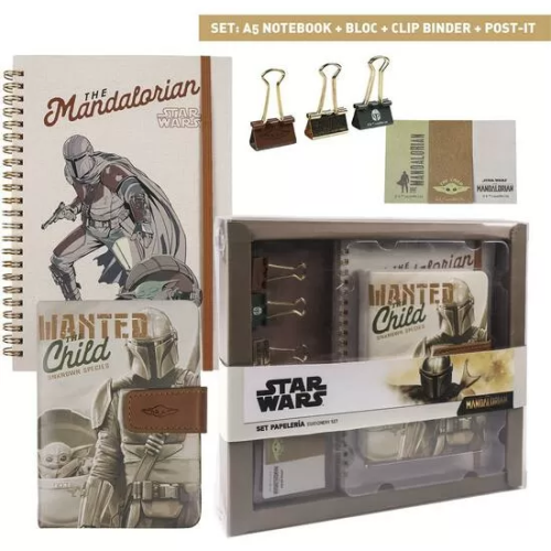 SET PAPELERÍA THE MANDALORIAN THE CHILD