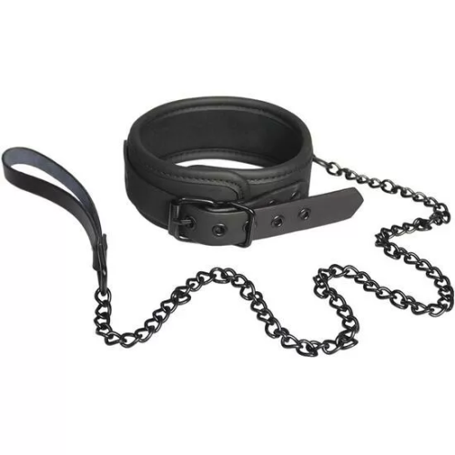 BLAZE COLLAR AND LEASH BLACK