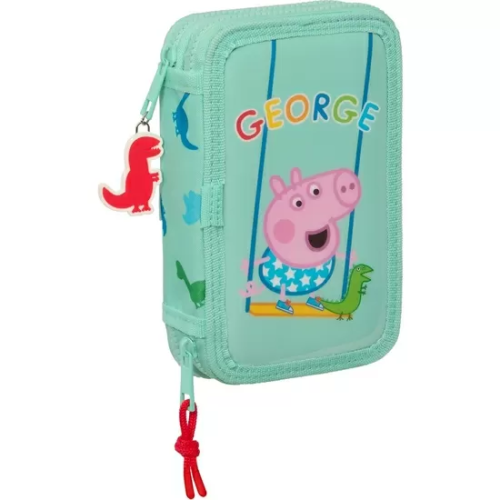 PLUMIER DOBLE PQÑO 28 PCS GEORGE