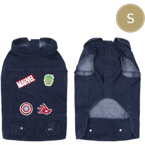 CHAQUETA VAQUERA PARA PERROS S MARVEL BLUE