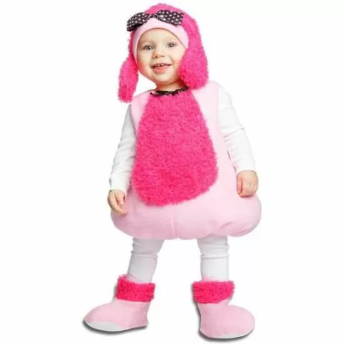 DISFRAZ INFANTIL PEQUEÑA POODLE ROSA TALLA 5-6 AÑOS