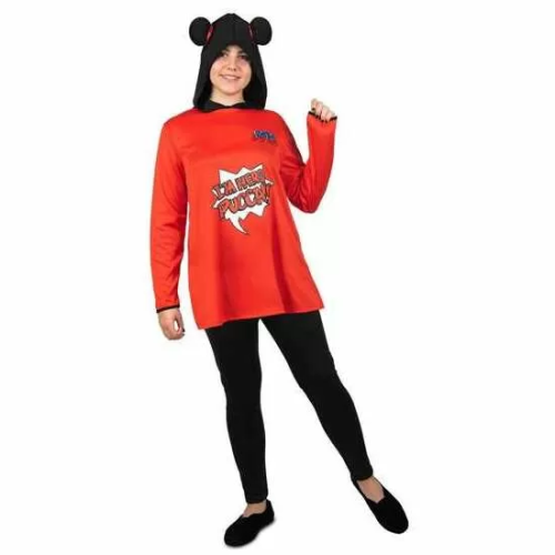 DISFRAZ ADULTO PUCCA CON CAPUCHA TALLA M-L