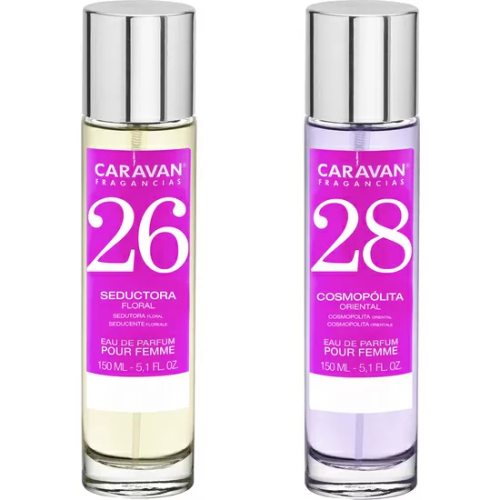 SET DE 2 PERFUMES CARAVAN PARA MUJER Nº28 Y Nº 26