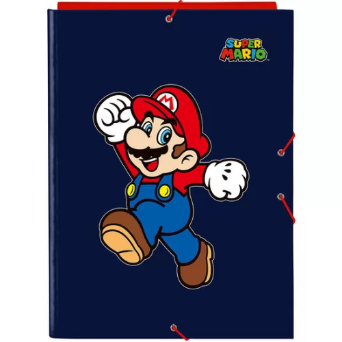 CARPETA FOLIO 3 SOLAPAS SUPER MARIO 