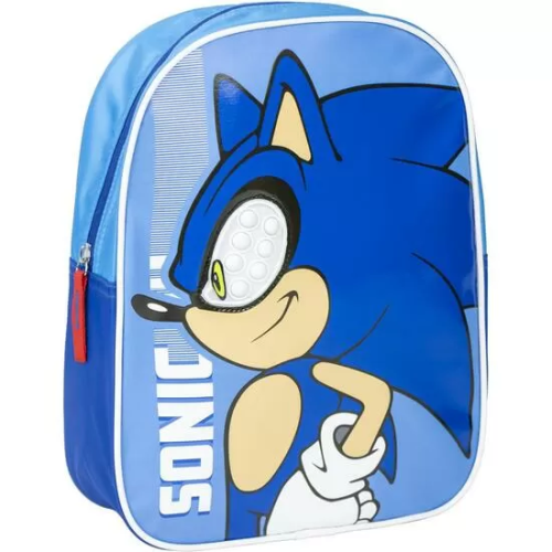 MOCHILA INFANTIL PERSONAJE APLICACIONES SONIC