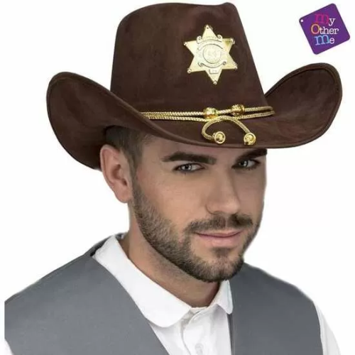 SOMBRERO SHERIFF 59 CM