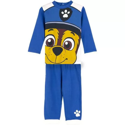 PIJAMA LARGO INTERLOCK PAW PATROL BLUE