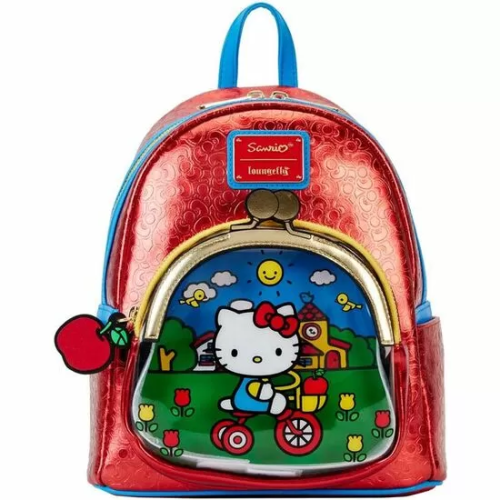 MOCHILA 50TH ANNIVERSARY HELLO KITTY LOUNGEFLY 26CM