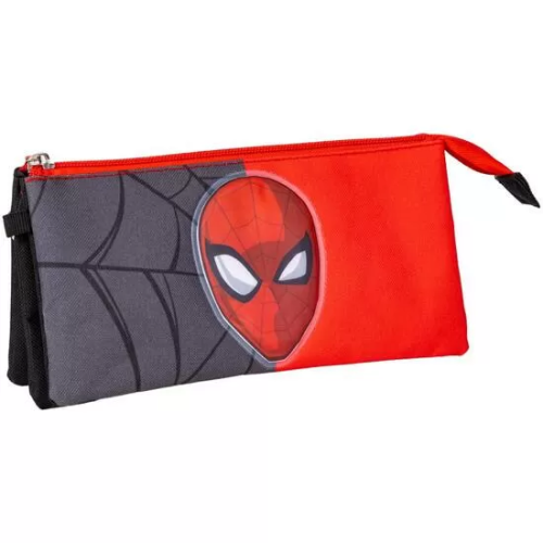 ESTUCHE PORTATODO 3 COMPARTIMENTOS SPIDERMAN BLACK