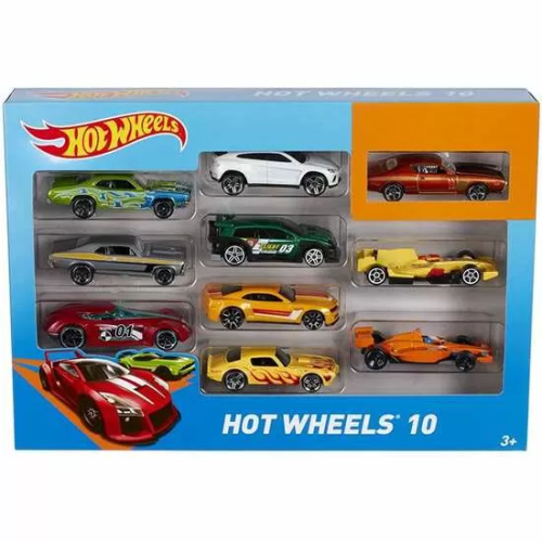 COCHE HOT WHEELS PACK 10 UDS - MODELOS SURTIDOS