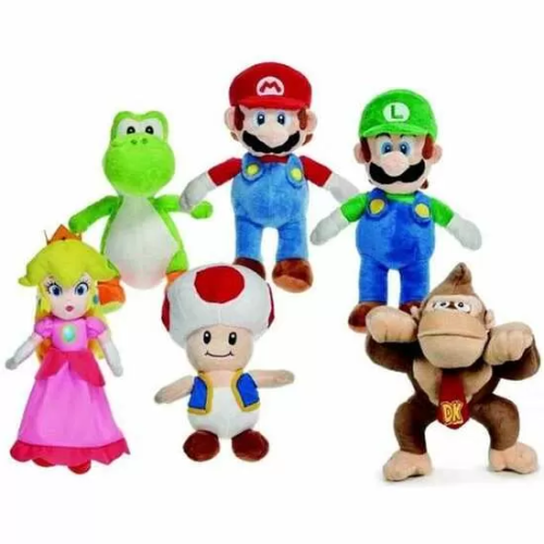 PELUCHE SUPER MARIO 22CM - MODELOS SURTIDOS