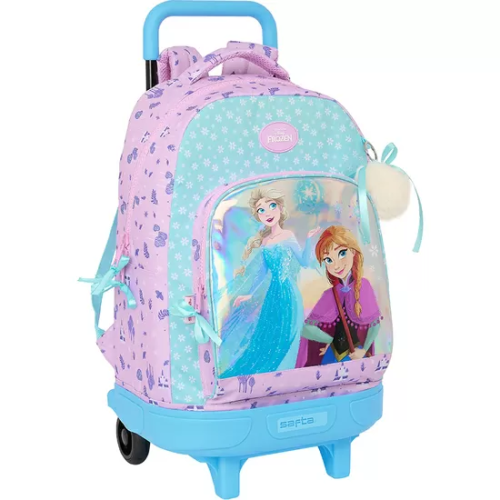 MOCHILA GDE. C/RUEDAS COMPACT EXTRAIBLE FROZEN 