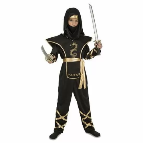 DISFRAZ BLACK NINJA TALLA 5-6 AÑOS