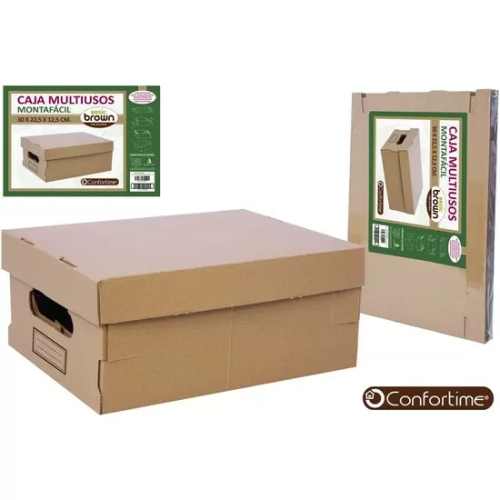 CAJA MULTIUSOS BROWN 30X22,5X12,5CM