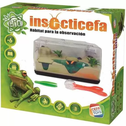 JUEGO INSECTICEFA PLUS, COMPLETO HÁBITAT PARA OBSERVAR A LOS INSECTOS EN SU ENTORNO NATURAL