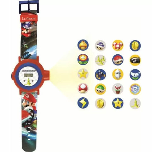 RELOJ PROYECTOR DIGITAL SUPER MARIO BROSS