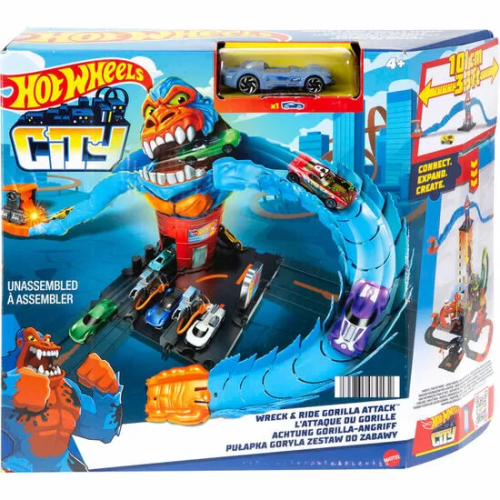 PISTA GORILA GASOLINERA CITY HOT WHEELS