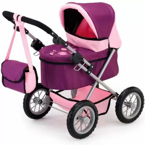 COCHE MUÑECAS TRENDY ROYAL MORADO 67X67X41 CM