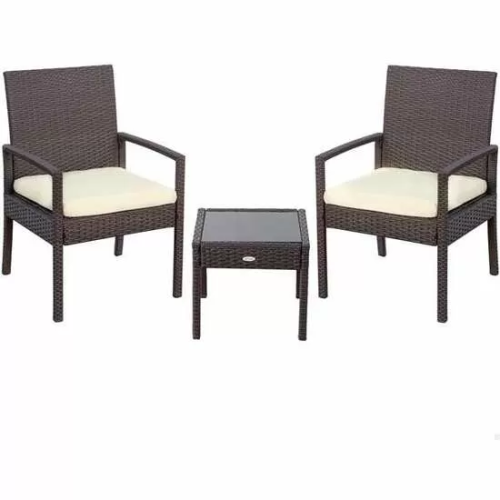 CONJUNTO DE 2 SILLONES (54,5X56X79 CM) + MESITA (43,5 X 39 CM) AKTIVE