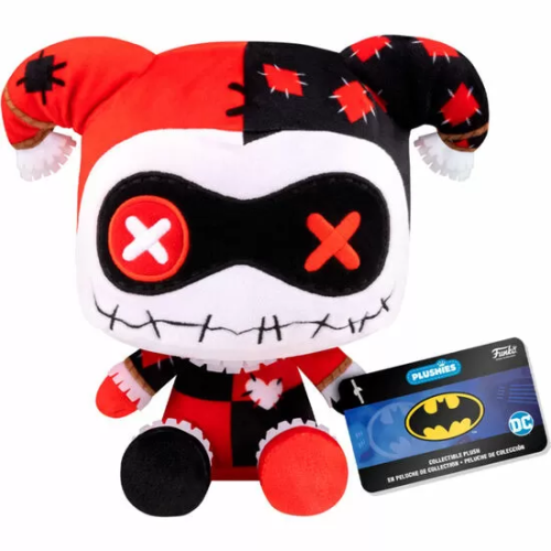 PELUCHE HARLEY QUINN PATCHWORK DC COMICS 17,5CM