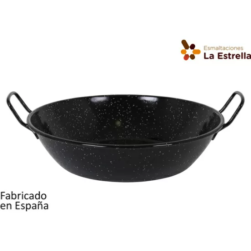 PAELLERA HONDA BORDONADA 40CM - 9L JASPEADA