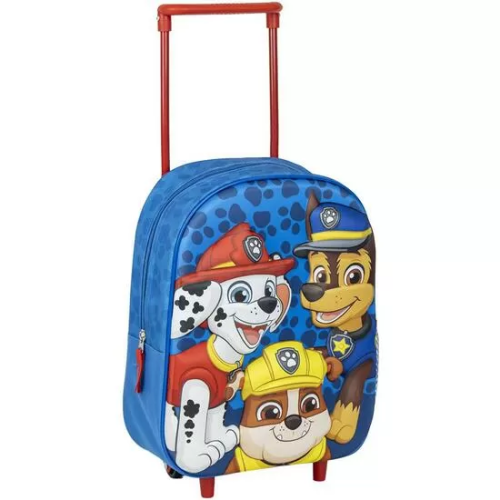 MOCHILA INFANTIL TROLLEY 3D PAW PATROL