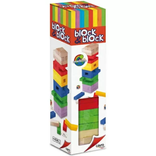 BLOCKBLOCK MADERA COLORES 54 PZAS