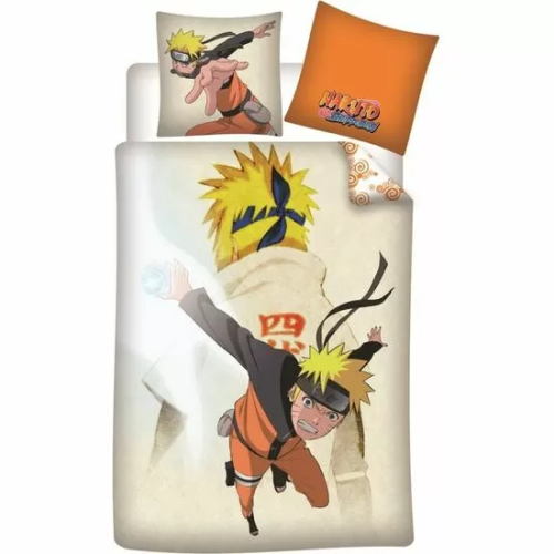 FUNDA NORDICA NARUTO SHIPPUDEN CAMA 90 ALGODON