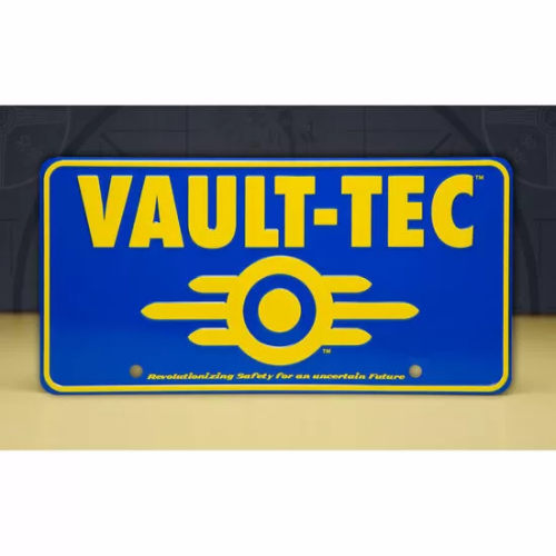 REPLICA MATRICULA VAULT-TEC FALLOUT