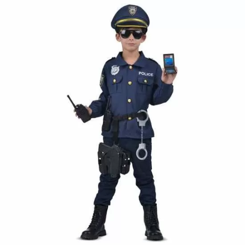 DISFRAZ INFANTI YO QUIERO SER POLICÍA TALLA 3-5 AÑOS