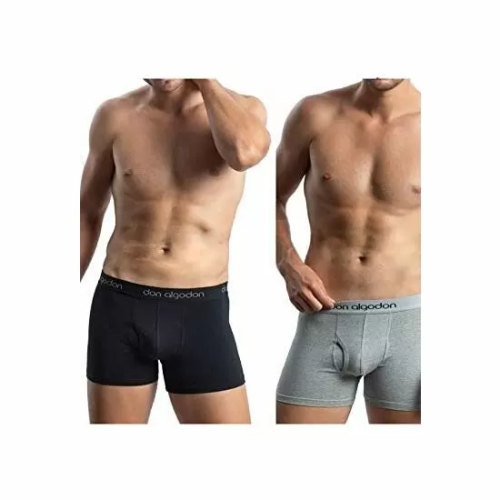 PACK 2 BOXERS CABALLERO NEGRO/GRIS