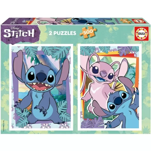 STITCH PUZZLE DOBLE 2X500 PIEZAS