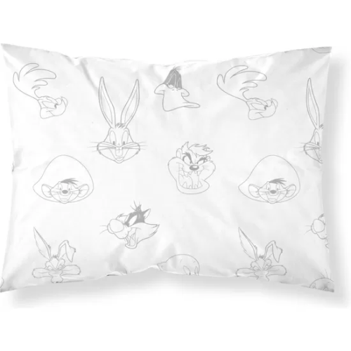 FUNDA DE ALMOHADA 100% ALGODÓN LOONEY TUNES DE 40X60