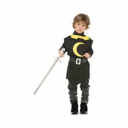 DISFRAZ PETO MEDIEVAL NEGRO TALLA 3-6 Y