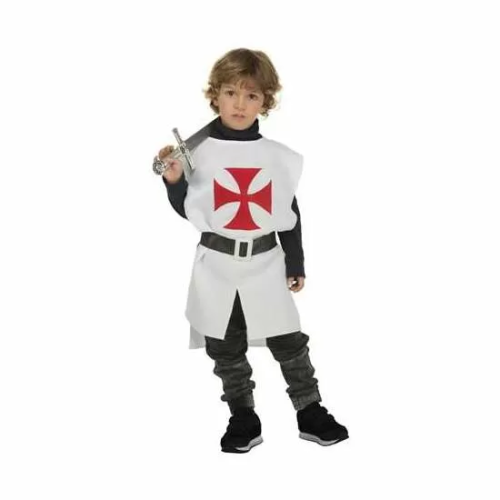 DISFRAZ PETO MEDIEVAL BLANCO TALLA 3-6 Y