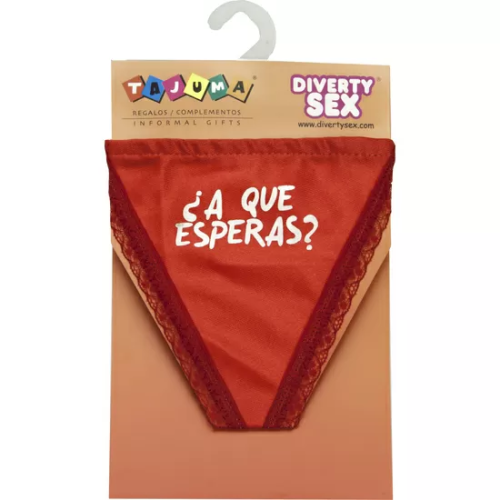 TANGA ROJO CHICA ¿A QUE ESPERAS?