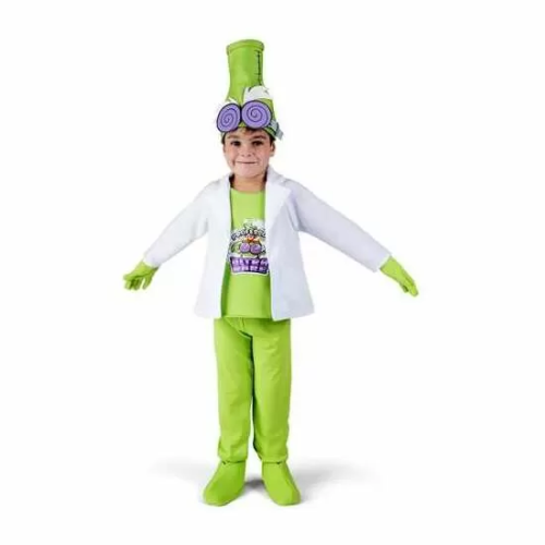 DISFRAZ PROFESOR K (GORRO CON GAFAS, CAMISETA CON CHAQUETA, PANTALÓN, CUBREBOTAS, GUANTES) 4-5 Y