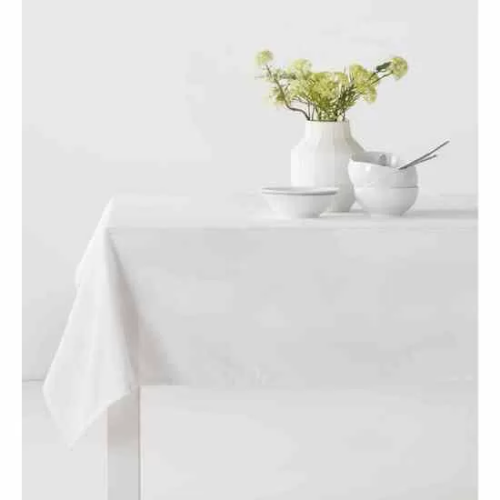 MANTEL ANTIMANCHAS KAHU BLANCO 140*240 CM