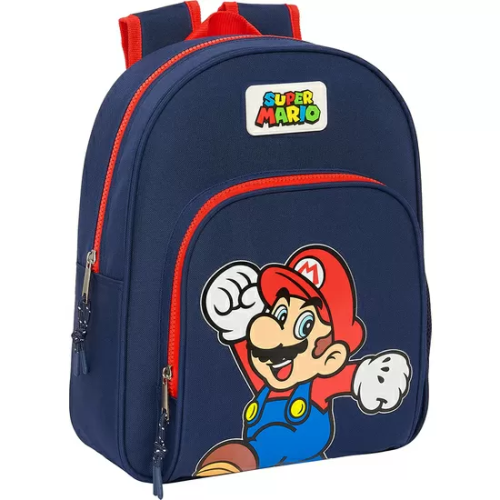 MOCHILA INFANTIL ADAPT.CARRO SUPER MARIO 