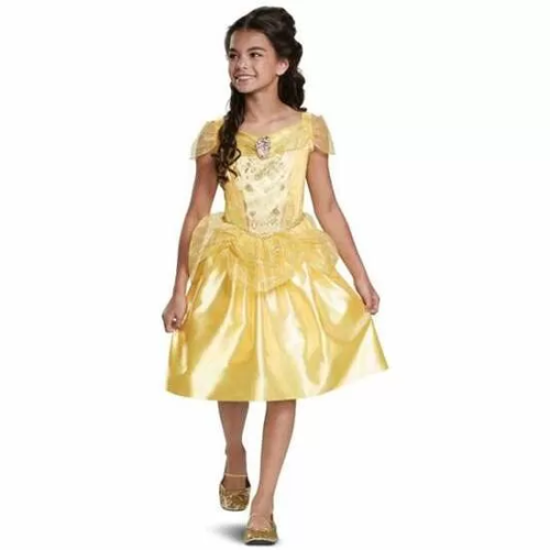 DISFRAZ PRINCESA DISNEY BELLA CLASSIC TALLA. 7-8 AÑOS