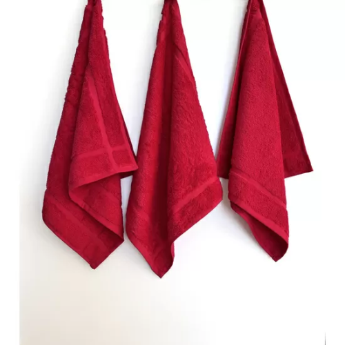 PACK 3 PAÑOS COCINA ALFA 50X50 25-ROJO