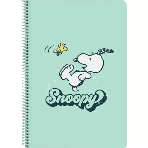 LIBRETA FOLIO 80 H. TAPAS DURAS 1DISEÑO SNOOPY 