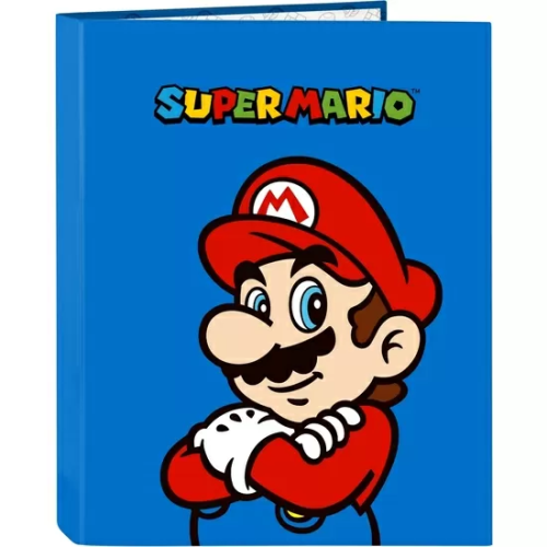 CARPETA FOLIO 4 ANI.MIXTAS SUPER MARIO 